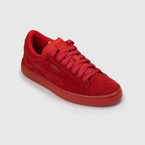 red suede pumas size 5.5